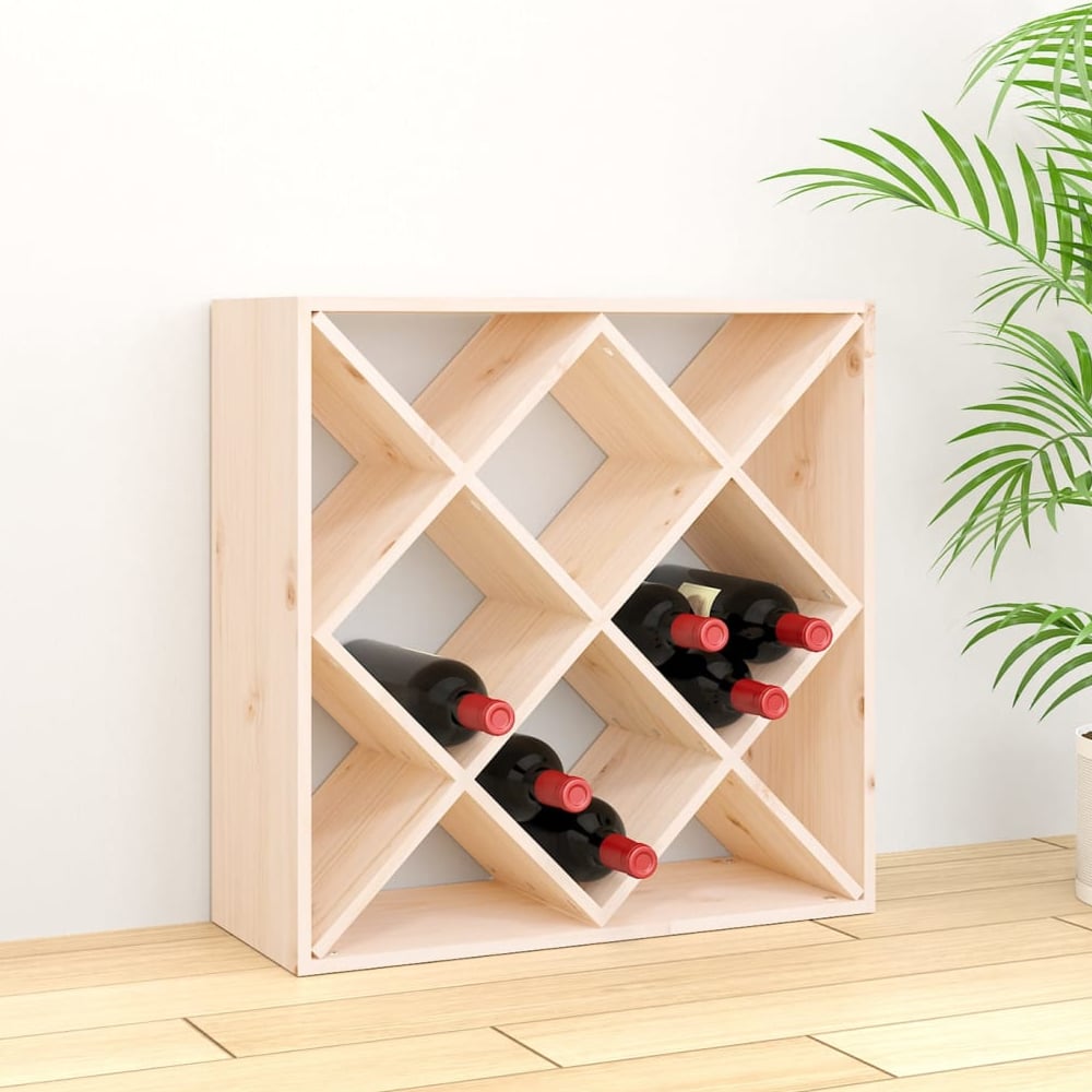 Product photograph of Karlstad Wooden Drinks Cabinet With 12 Shelves In Natural from Furniture in Fashion