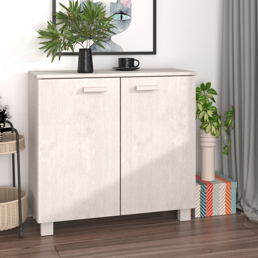 Read more about Kathy solid pinewood sideboard with 2 doors in white