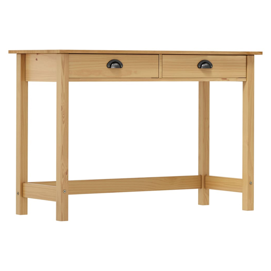 Product photograph of Kendal Wooden Console Table With 2 Drawers In Brown from Furniture in Fashion