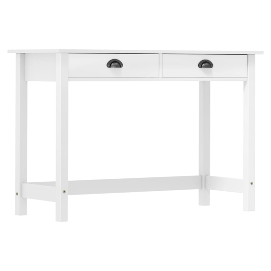 Product photograph of Kendal Wooden Console Table With 2 Drawers In White from Furniture in Fashion