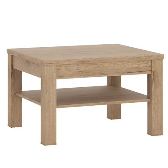 Read more about Kenstoga wooden square coffee table in grained oak