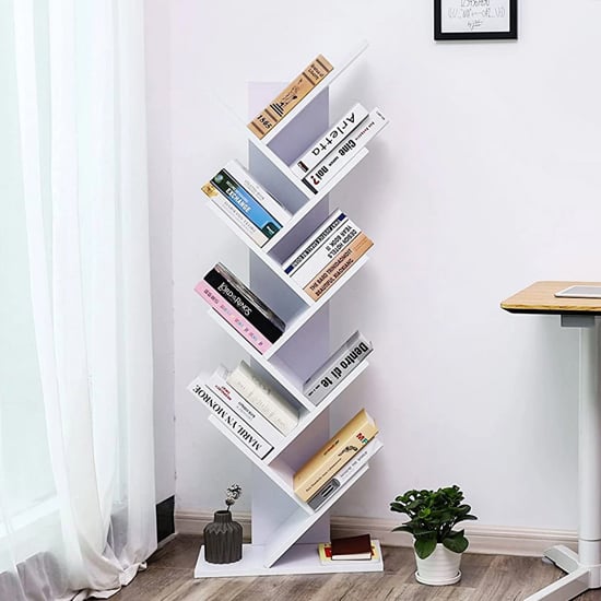 Kokomo Wooden 7 Grid Bookcase In White | FiF