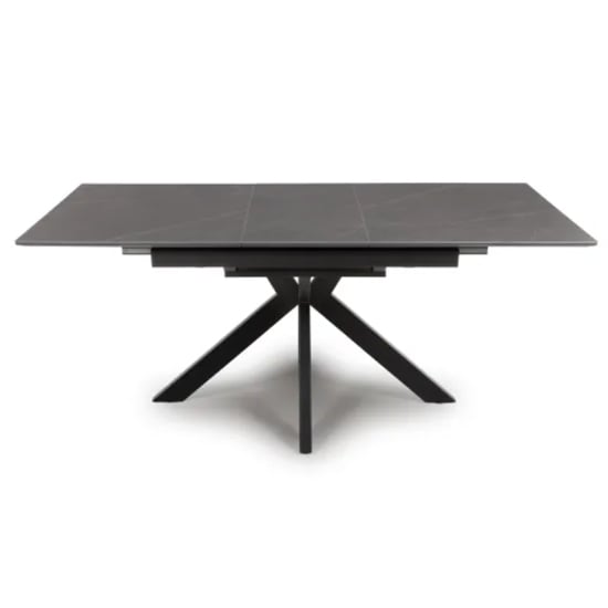 Product photograph of Lacole Extending Sintered Stone Dining Table Small In Grey from Furniture in Fashion