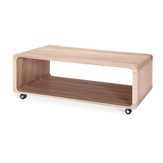 Product photograph of Leane Wooden Coffee Table In Natural from Furniture in Fashion