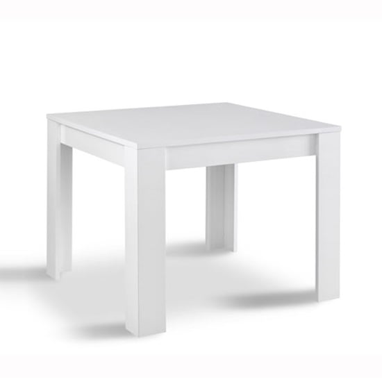 Read more about Lorenz dining table square in white high gloss