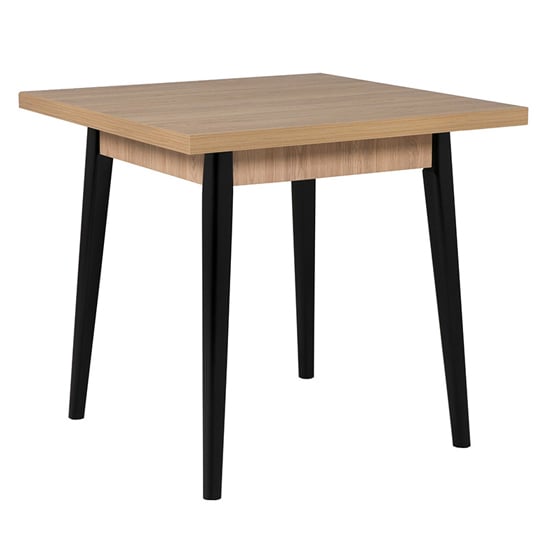 Product photograph of Lottie Square Wooden Dining Table In Oak from Furniture in Fashion