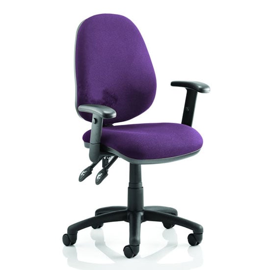 Luna II Office Chair In Tansy Purple With Arms Furniture In Fashion   Luna Ii Office Chair Tansy Purple Arms 