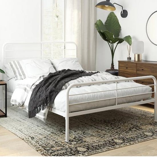 Product photograph of Mableton Metal Single Bed In White from Furniture in Fashion