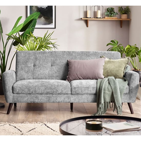 macia mobus fabric 3 seater sofa in in dove grey