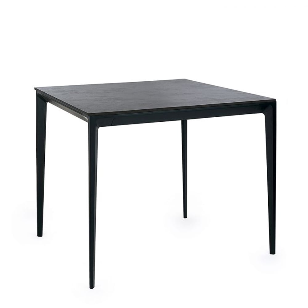 Product photograph of Maemi Marble Dining Table Square In Slate Grey from Furniture in Fashion