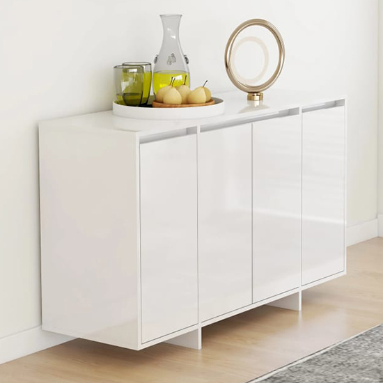 Read more about Maisa high gloss sideboard with 4 doors in white