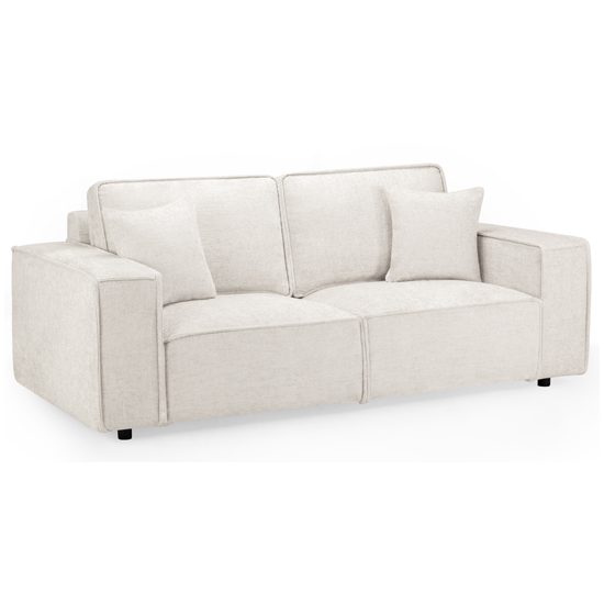 Product photograph of Maria Fabric 3 Seater Sofa In Cream from Furniture in Fashion