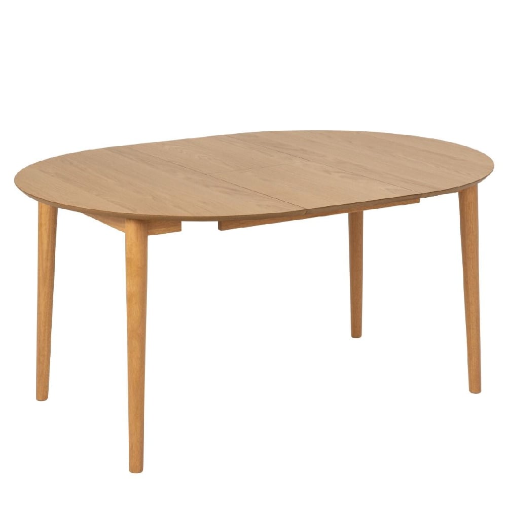 Product photograph of Marshfield Wooden Round Extending Dining Table In Oak from Furniture in Fashion