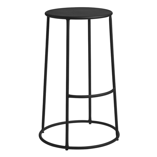 Read more about Matron industrial metal stool in black