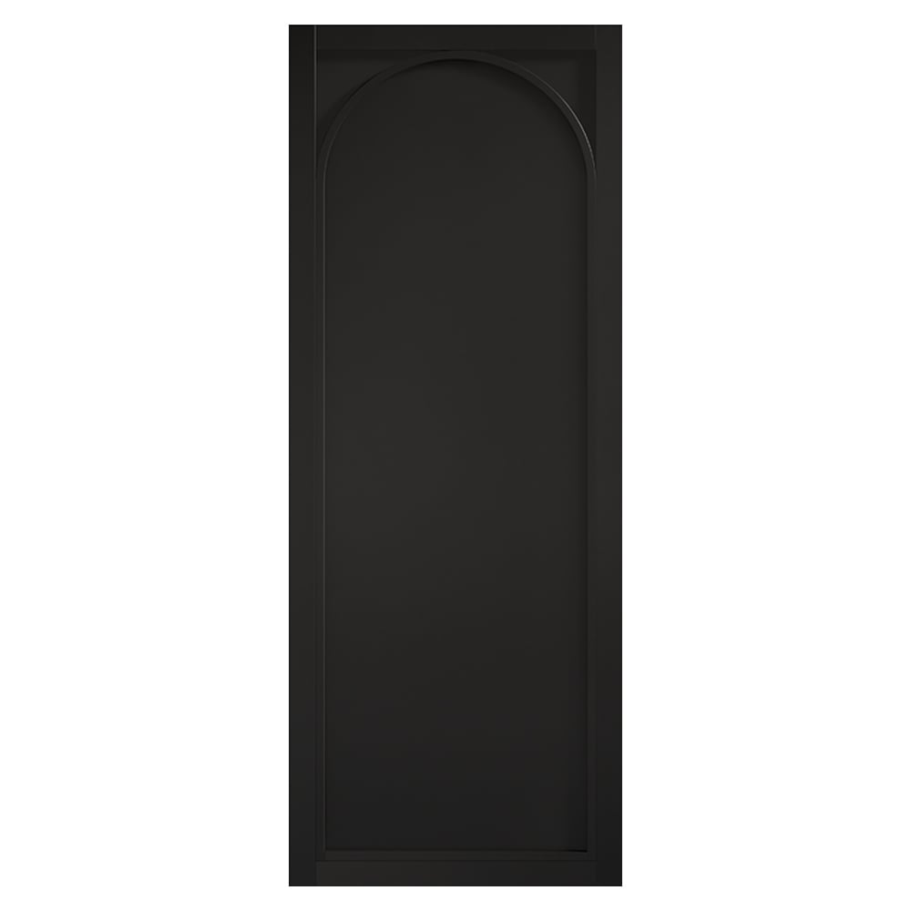 melrose 1981mm x 686mm 1 panel internal door in black