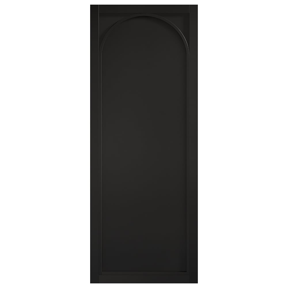 melrose 1981mm x 762mm 1 panel internal door in black