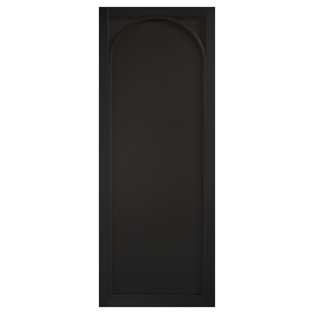 melrose 1981mm x 838mm 1 panel internal door in black