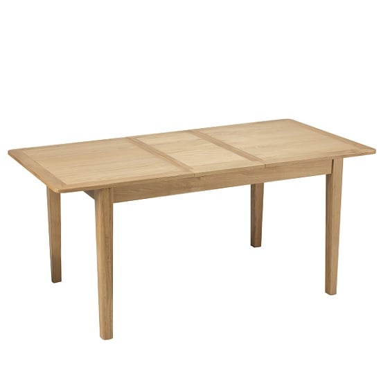 Read more about Melton wooden extendable dining table rectangular in natural oak