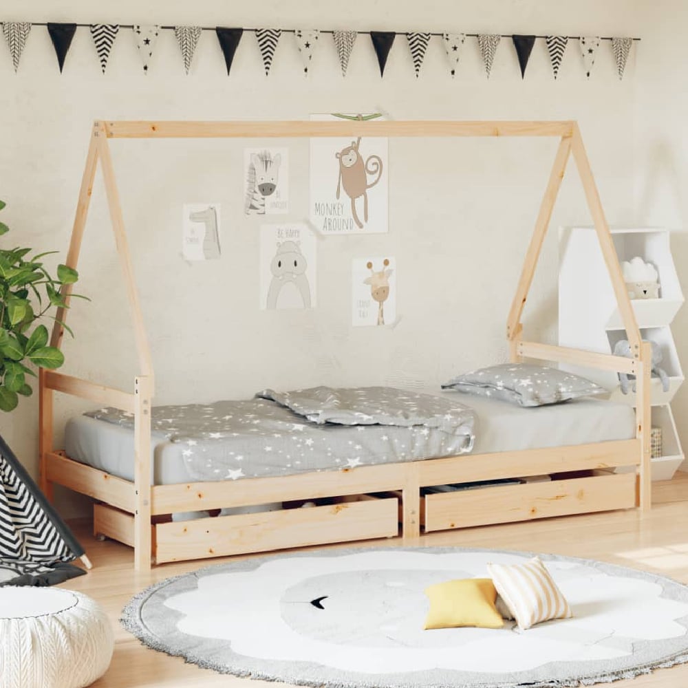 Read more about Merano 80x200cm wooden children daybed in natural