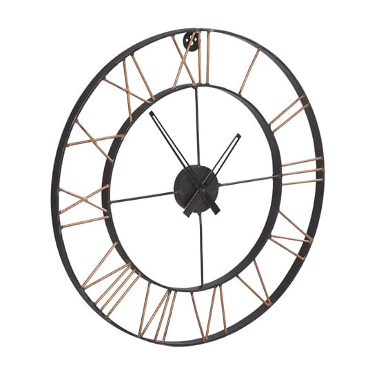 Photo of Merope large metal lincoln wall clock