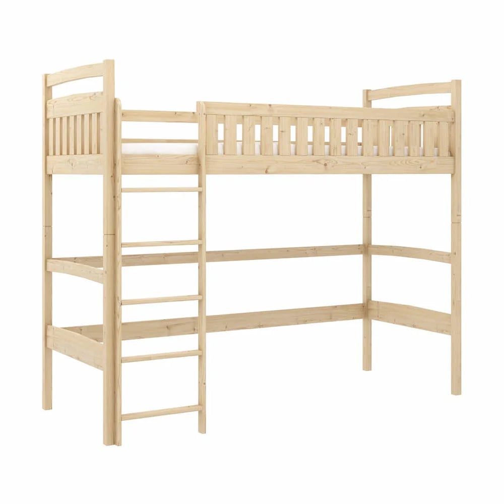 Read more about Merritt wooden bunk bed with bonnell mattress and ladders in pine