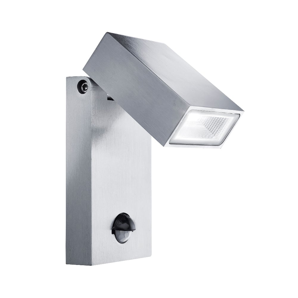 Product photograph of Metro Led Outdoor Wall Light With Pir Sensor In Silver from Furniture in Fashion