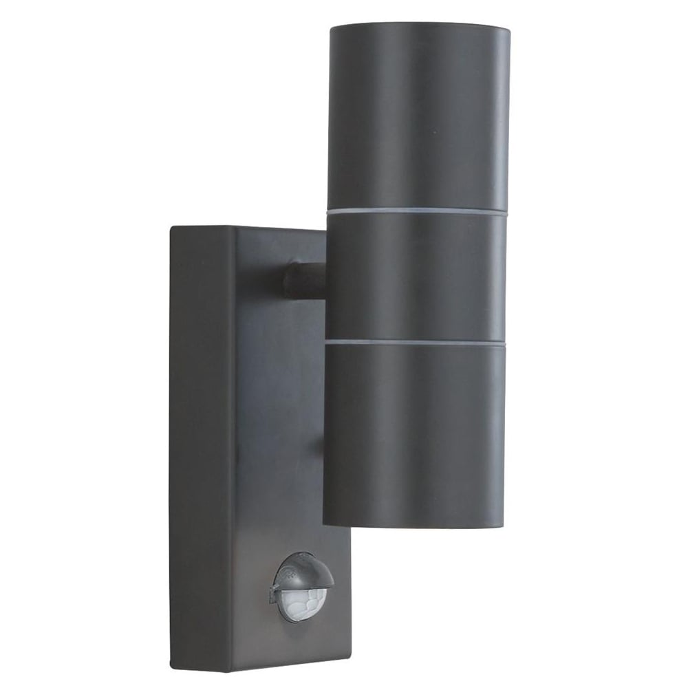 Read more about Metro stainless steel outdoor wall light in silk black