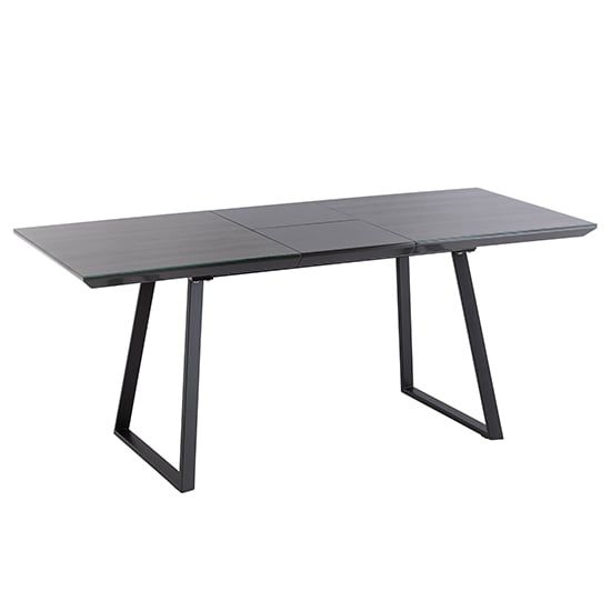 Read more about Michton extending glass top dining table in grey oak