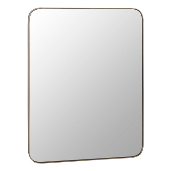 Photo of Micos rectangular wall bedroom mirror in silver frame