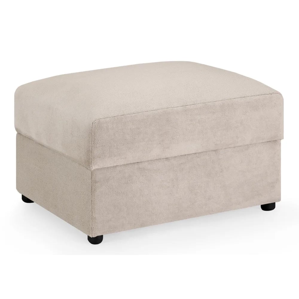 Read more about Millburn velvet foot stool in mocha