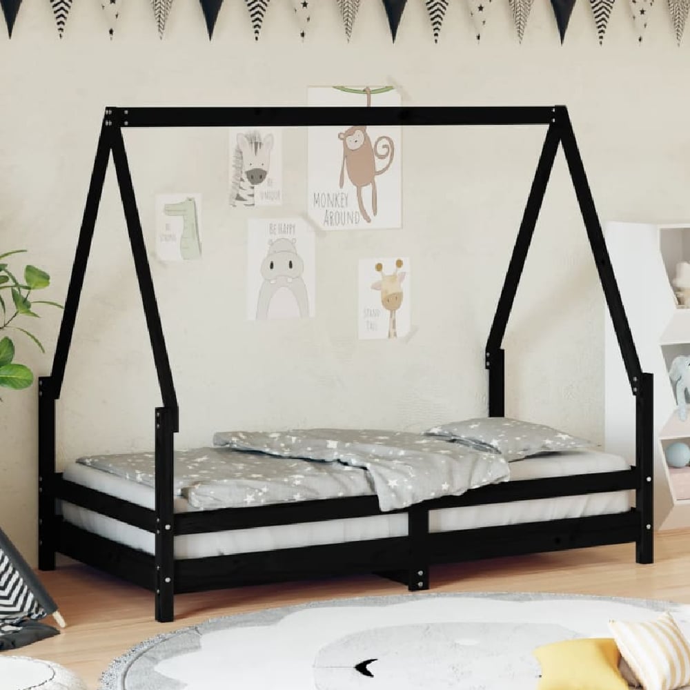 Read more about Narva 80x160cm wooden children daybed in black