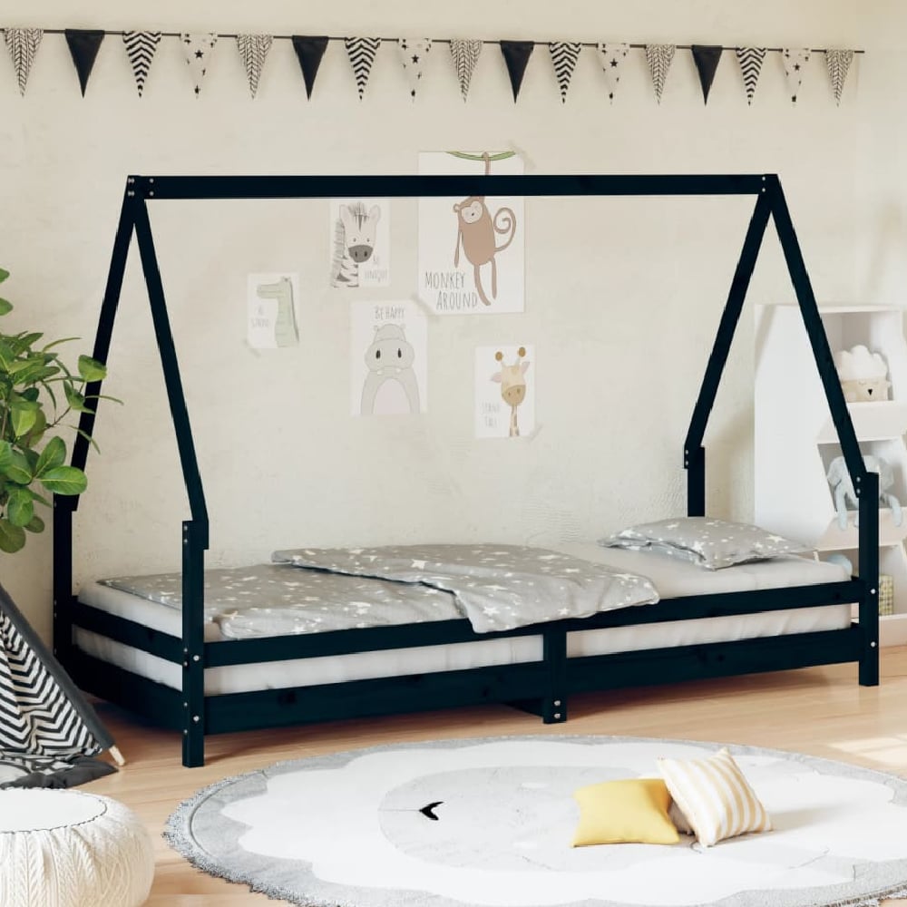 Read more about Narva 80x200cm wooden children daybed in black