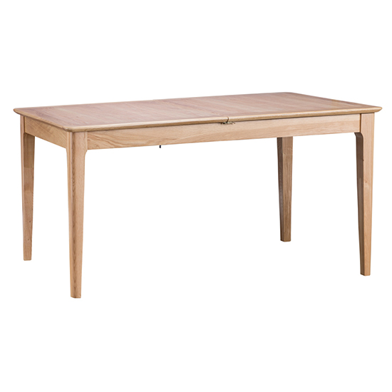 Product photograph of Nassau Extending 160cm Butterfly Dining Table In Natural Oak from Furniture in Fashion