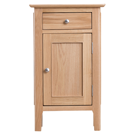 Nassau Small Wooden Storage Cabinet In Natural Oak | Furniture in Fashion