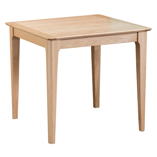 Read more about Nassau square wooden small dining table in natural oak