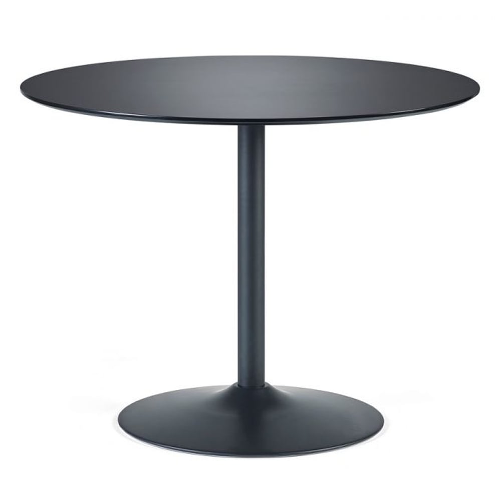 Product photograph of Nephi Wooden Dining Table Round Large In Black from Furniture in Fashion