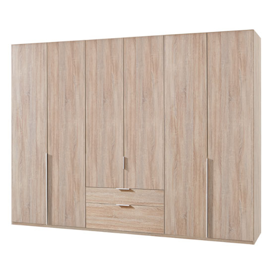 Read more about New york wooden 6 doors wardrobe in oak