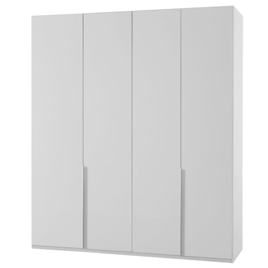 Read more about New york wooden wardrobe in white with 4 doors