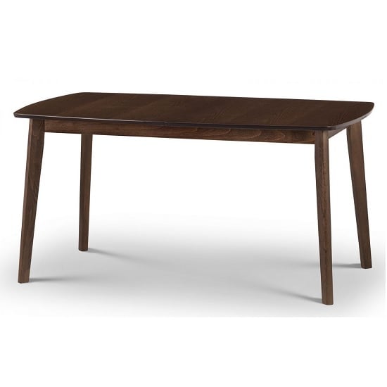 Product photograph of Kaiha Wooden Extending Dining Table In Walnut from Furniture in Fashion