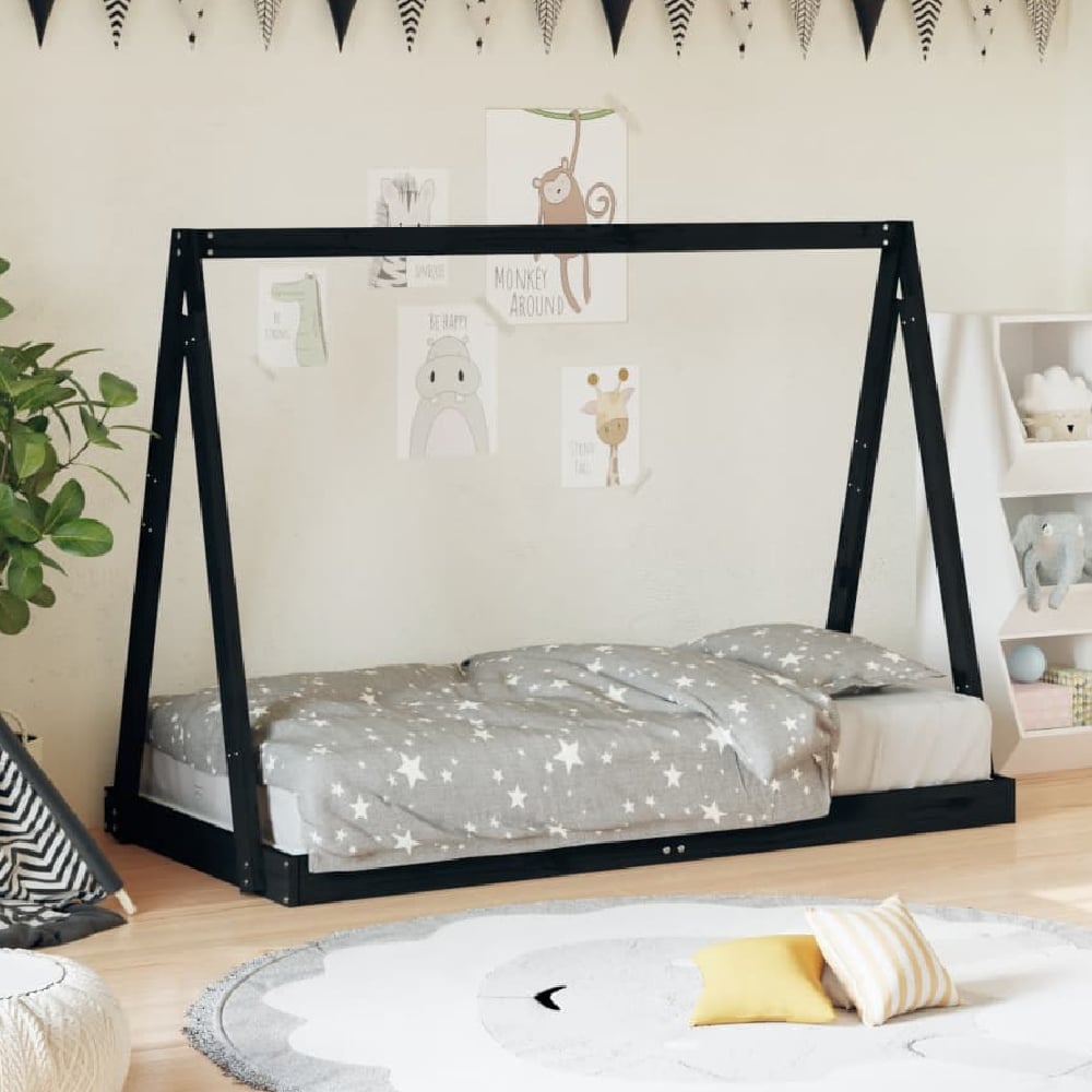 Read more about Nuoro 80x160cm wooden children daybed in black