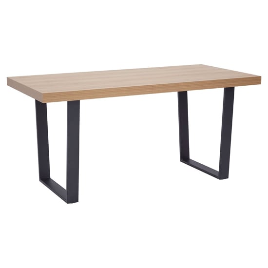 Read more about Otell wooden dining table with u-shaped base in natural