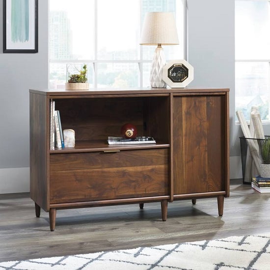 Read more about Palais wooden sideboard in walnut with 1 door and 1 drawer