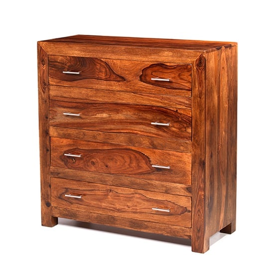 Read more about Payton chest of drawers in sheesham hardwood with 4 drawers