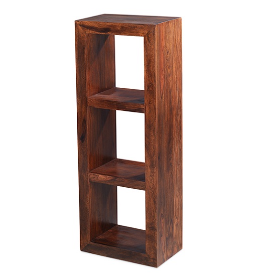 Read more about Payton wooden display stand in sheesham hardwood with 2 shelf