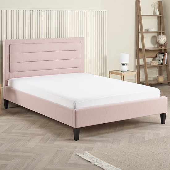 Photo of Picasso fabric small double bed in pink