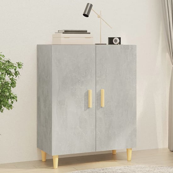 Read more about Pirro wooden sideboard with 2 doors in concrete effect