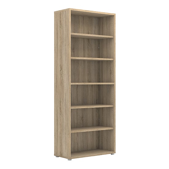 Photo of Prax 5 shelves home and office bookcase in oak