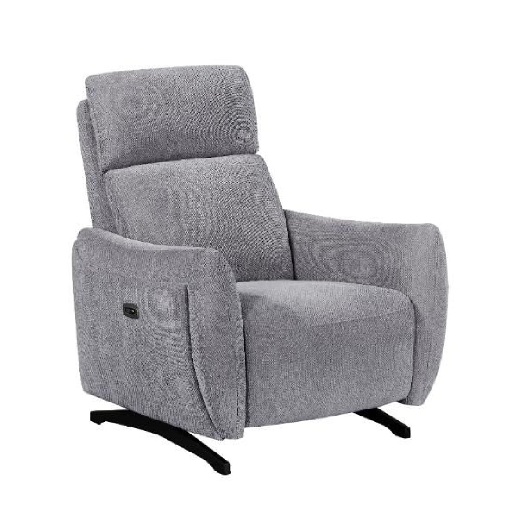 Read more about Revere fabric electric recliner 1 seater sofa in pewter