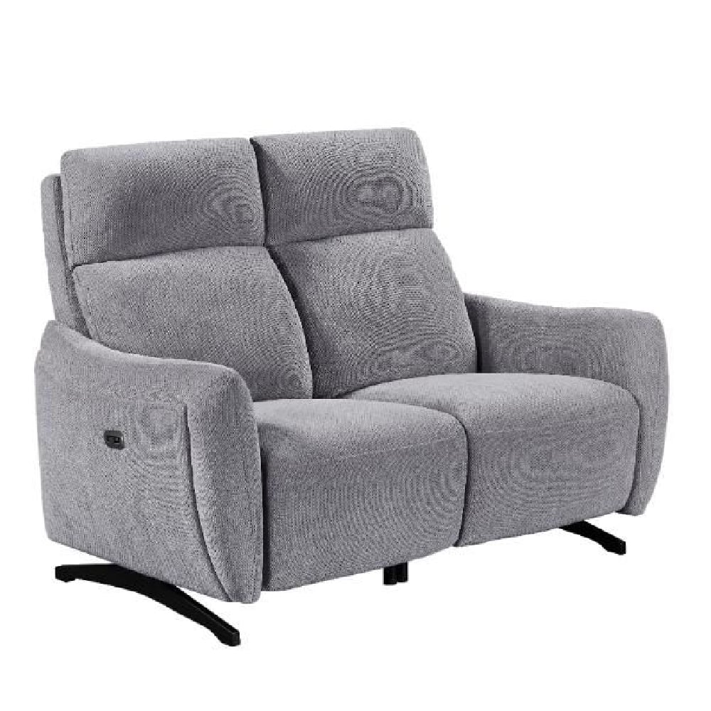 Read more about Revere fabric electric recliner 2 seater sofa in pewter