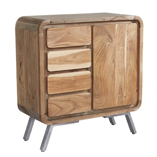 Read more about Reverso wooden compact sideboard in reclaimed wood and iron